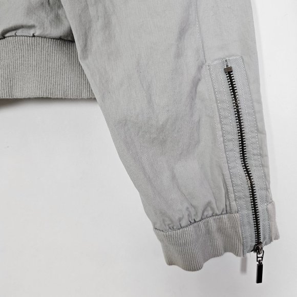 Ecko Red Y2K 100% Cotton Pockets Womens XL Long Sleeve Gray Button Jacket - Picture 4 of 8